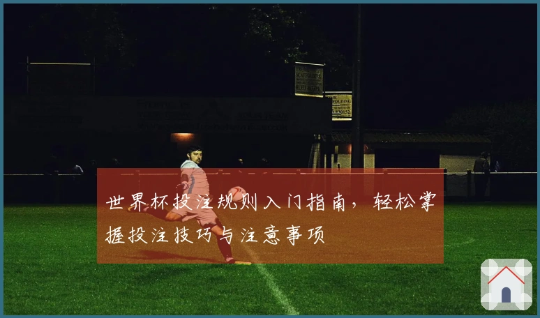 世界杯投注规则入门指南，轻松掌握投注技巧与注意事项